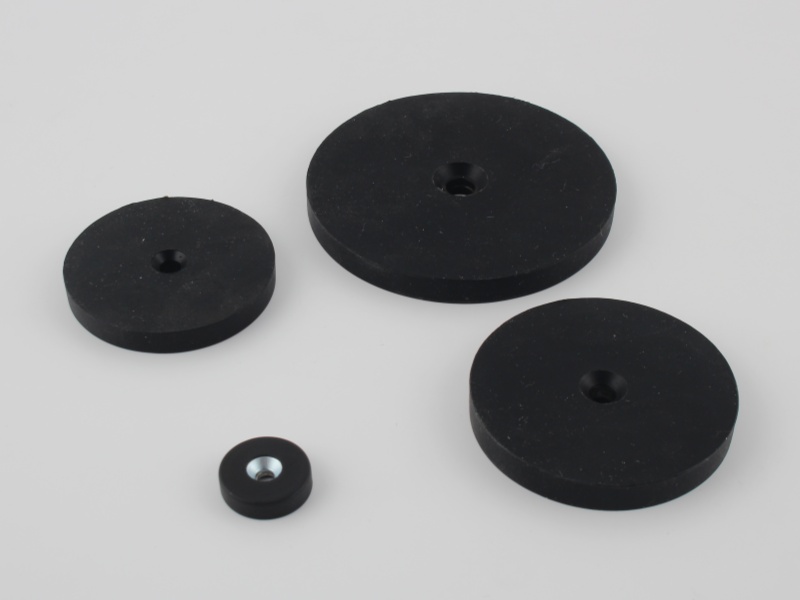 Standard Rubber Coated Pot Magnets